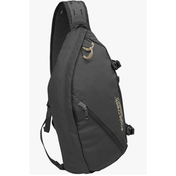 Eagle Creek Ranger XE Cross-Body Bag 7L Black River Rock Durable Large Capacity - Picture 1 of 11